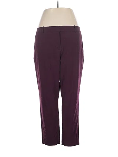 Pre-owned Worthington Casual Pants In Burgundy