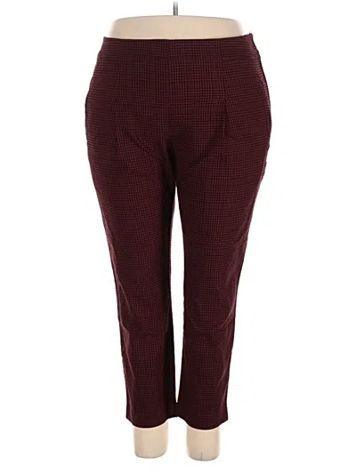Worthington Casual Pants In Burgundy