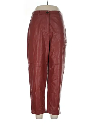 Pre-owned Worthington Casual Pants In Burgundy