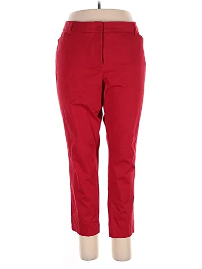 Pre-owned Worthington Casual Pants In Red
