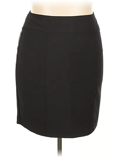 Pre-owned Worthington Casual Skirt In Black