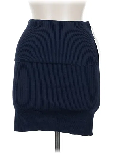 Pre-owned Worthington Casual Skirt In Blue