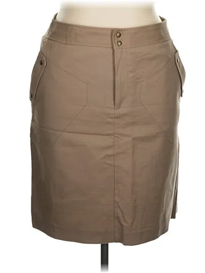 Pre-owned Worthington Casual Skirt In Brown