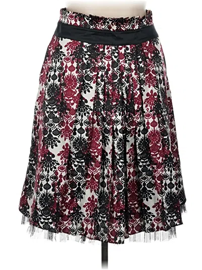 Pre-owned Worthington Casual Skirt In Burgundy