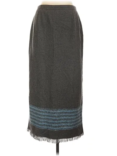 Pre-owned Worthington Casual Skirt In Gray
