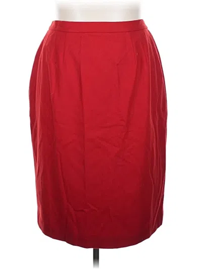 Pre-owned Worthington Casual Skirt In Red