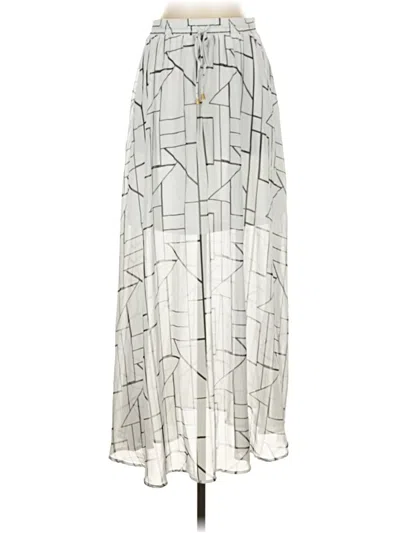 Pre-owned Worthington Casual Skirt In Silver
