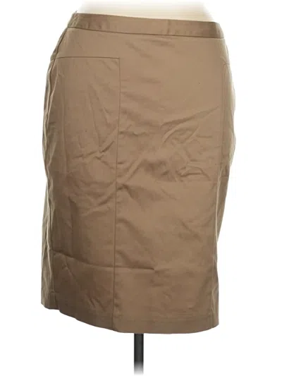 Pre-owned Worthington Casual Skirt In Tan