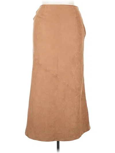 Pre-owned Worthington Casual Skirt In Tan