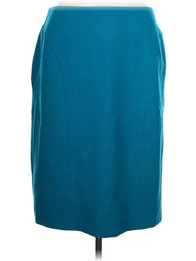 Pre-owned Worthington Casual Skirt In Teal
