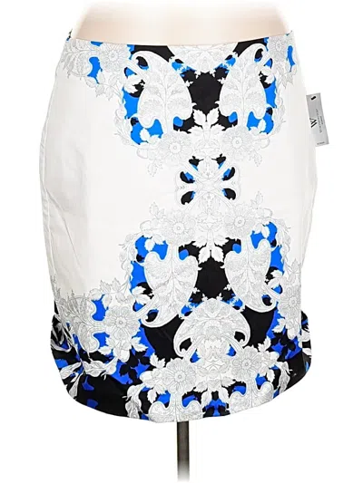 Pre-owned Worthington Casual Skirt In White