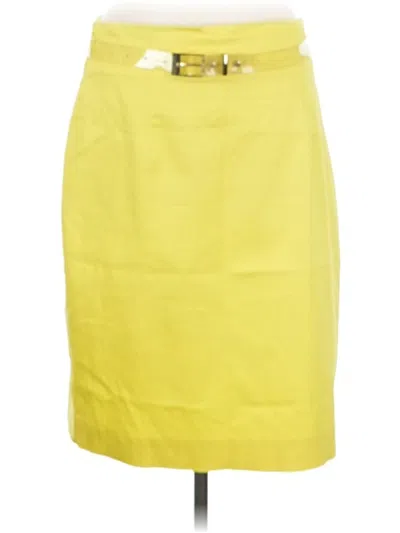 Pre-owned Worthington Casual Skirt In Yellow
