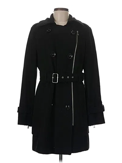 Pre-owned Worthington Coat In Black
