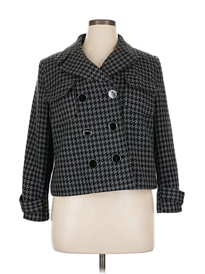 Pre-owned Worthington Coat In Gray