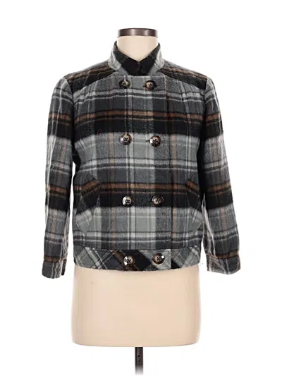 Pre-owned Worthington Coat In Gray