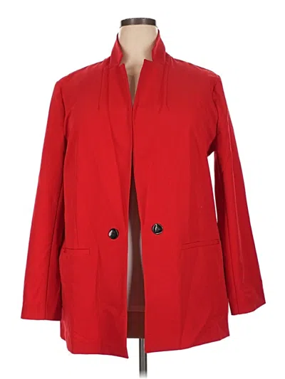 Pre-owned Worthington Coat In Red