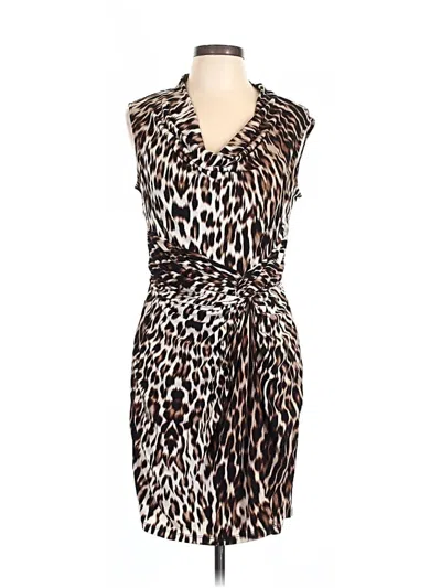 Pre-owned Worthington Cocktail Dress In Brown