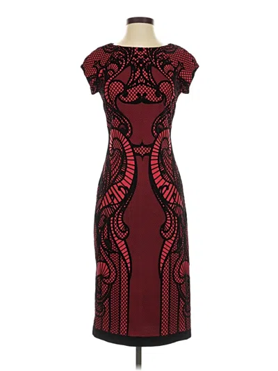 Pre-owned Worthington Cocktail Dress In Burgundy