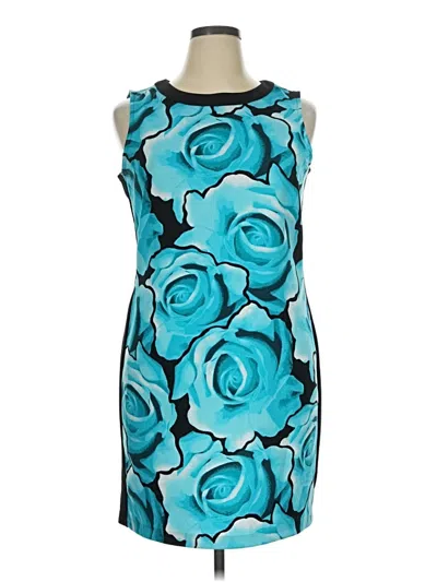 Pre-owned Worthington Cocktail Dress In Teal