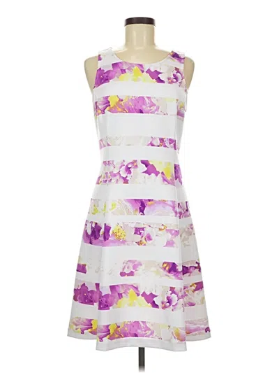Pre-owned Worthington Cocktail Dress In White