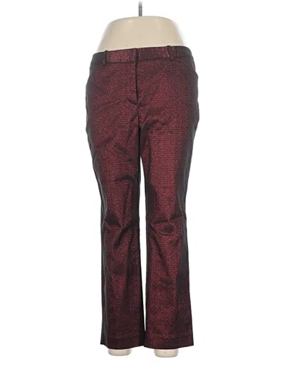 Pre-owned Worthington Dress Pants In Burgundy