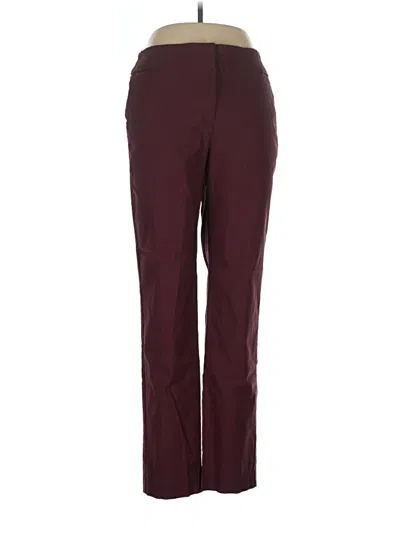 Pre-owned Worthington Dress Pants In Burgundy