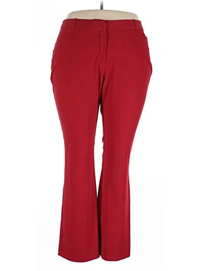 Pre-owned Worthington Dress Pants In Red