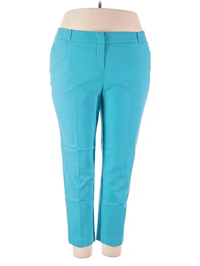 Pre-owned Worthington Dress Pants In Teal
