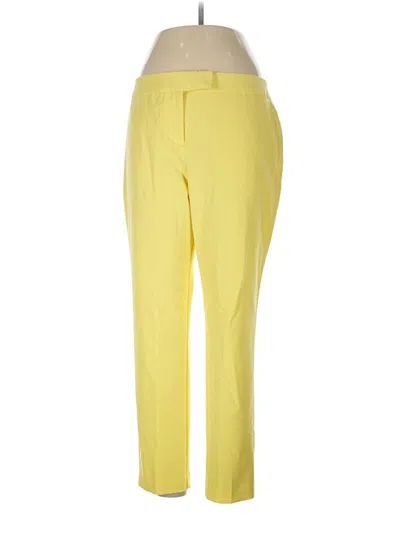 Pre-owned Worthington Dress Pants In Yellow
