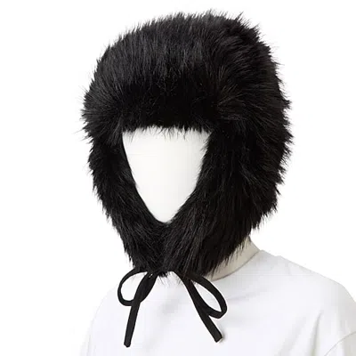 Worthington Faux Fur Womens Trapper Hat In Black