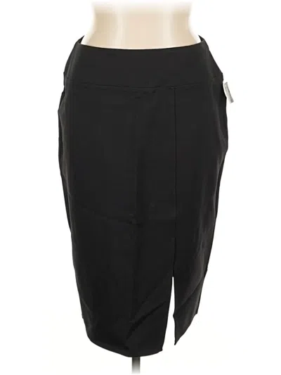Pre-owned Worthington Formal Skirt In Black