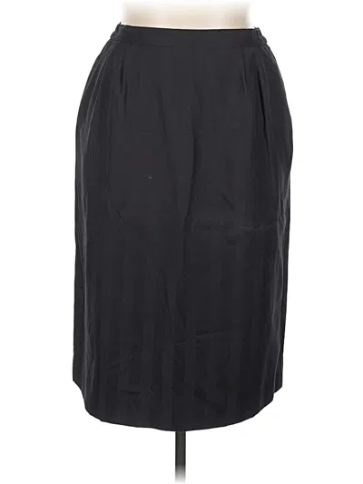 Pre-owned Worthington Formal Skirt In Black