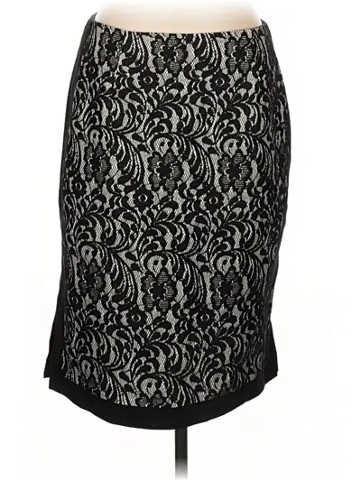 Pre-owned Worthington Formal Skirt In Black