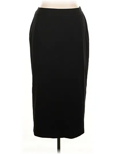 Pre-owned Worthington Formal Skirt In Black