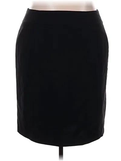 Pre-owned Worthington Formal Skirt In Black