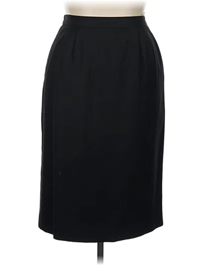 Pre-owned Worthington Formal Skirt In Black