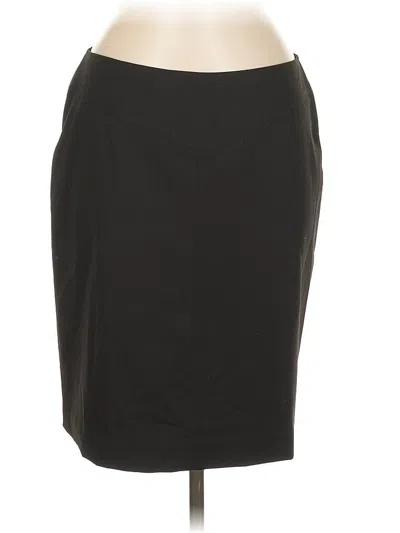 Pre-owned Worthington Formal Skirt In Black
