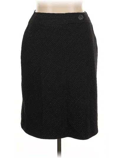 Pre-owned Worthington Formal Skirt In Black