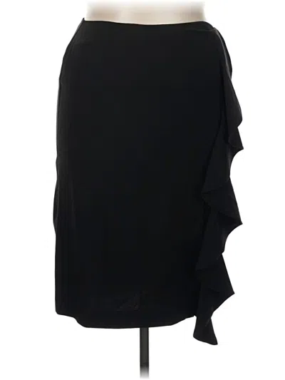 Pre-owned Worthington Formal Skirt In Black
