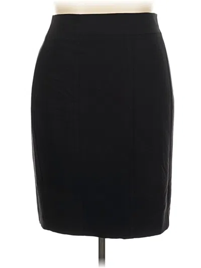Pre-owned Worthington Formal Skirt In Black