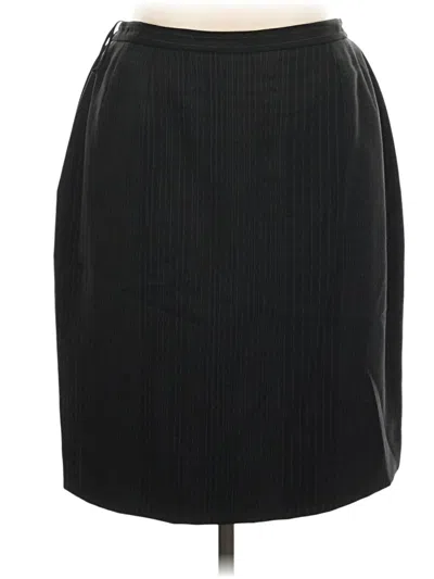 Pre-owned Worthington Formal Skirt In Black