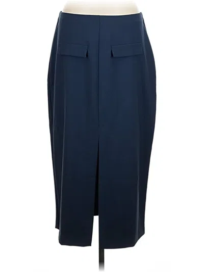 Pre-owned Worthington Formal Skirt In Blue