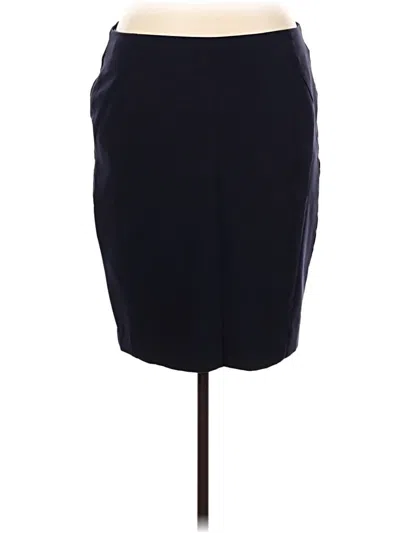 Pre-owned Worthington Formal Skirt In Blue