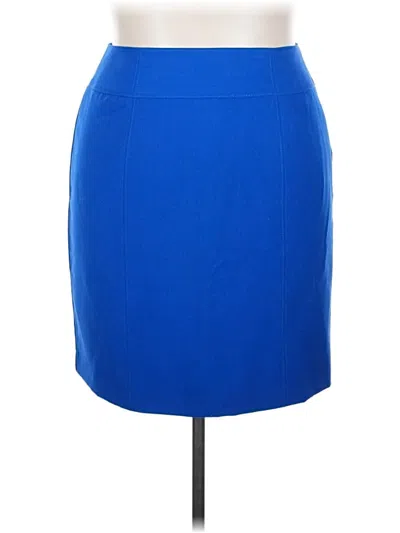 Pre-owned Worthington Formal Skirt In Blue