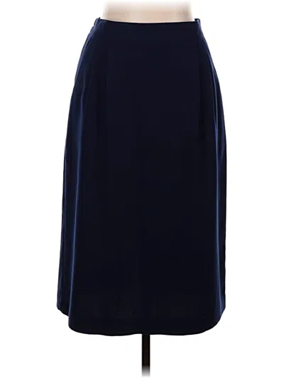 Pre-owned Worthington Formal Skirt In Blue