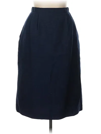 Pre-owned Worthington Formal Skirt In Blue