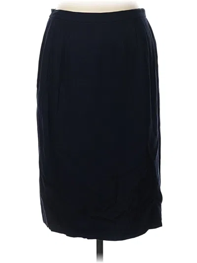 Pre-owned Worthington Formal Skirt In Blue