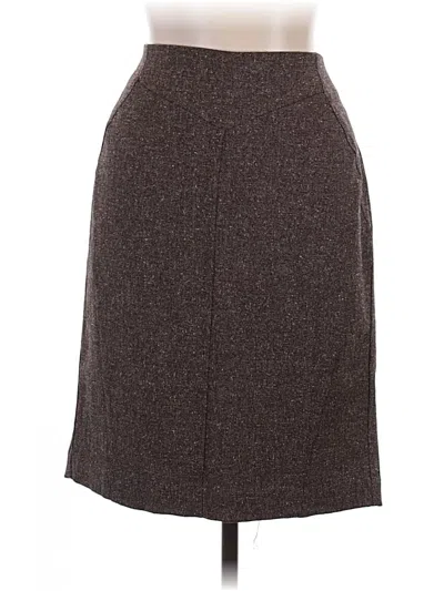 Pre-owned Worthington Formal Skirt In Brown