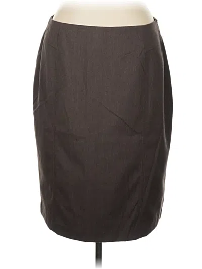 Pre-owned Worthington Formal Skirt In Brown