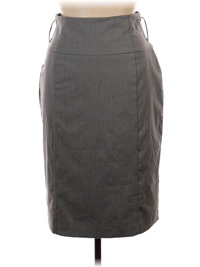 Pre-owned Worthington Formal Skirt In Gray